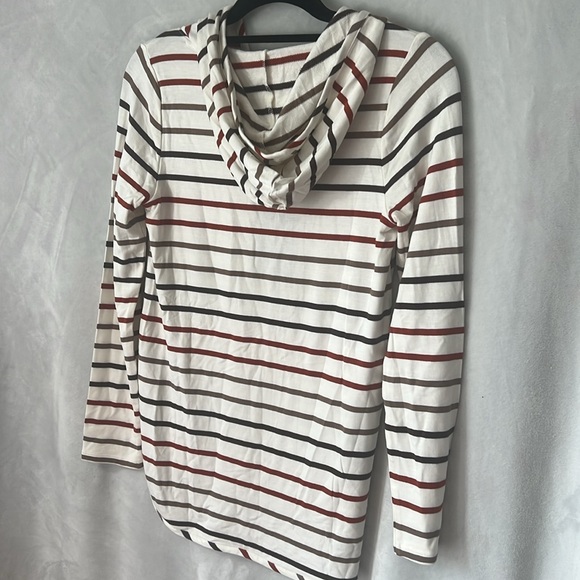 NEW Market & Spruce Shirt Milania French Terry Curved Hem Hoodie Size XS - Picture 16 of 16